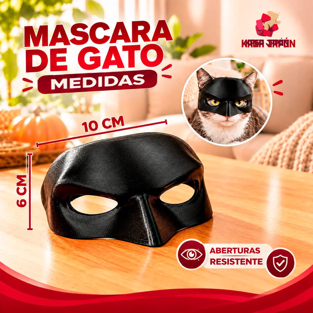 🐱🖤 MÁSCARA DE GATO ANTIFAZ BATMAN 🦇🐾