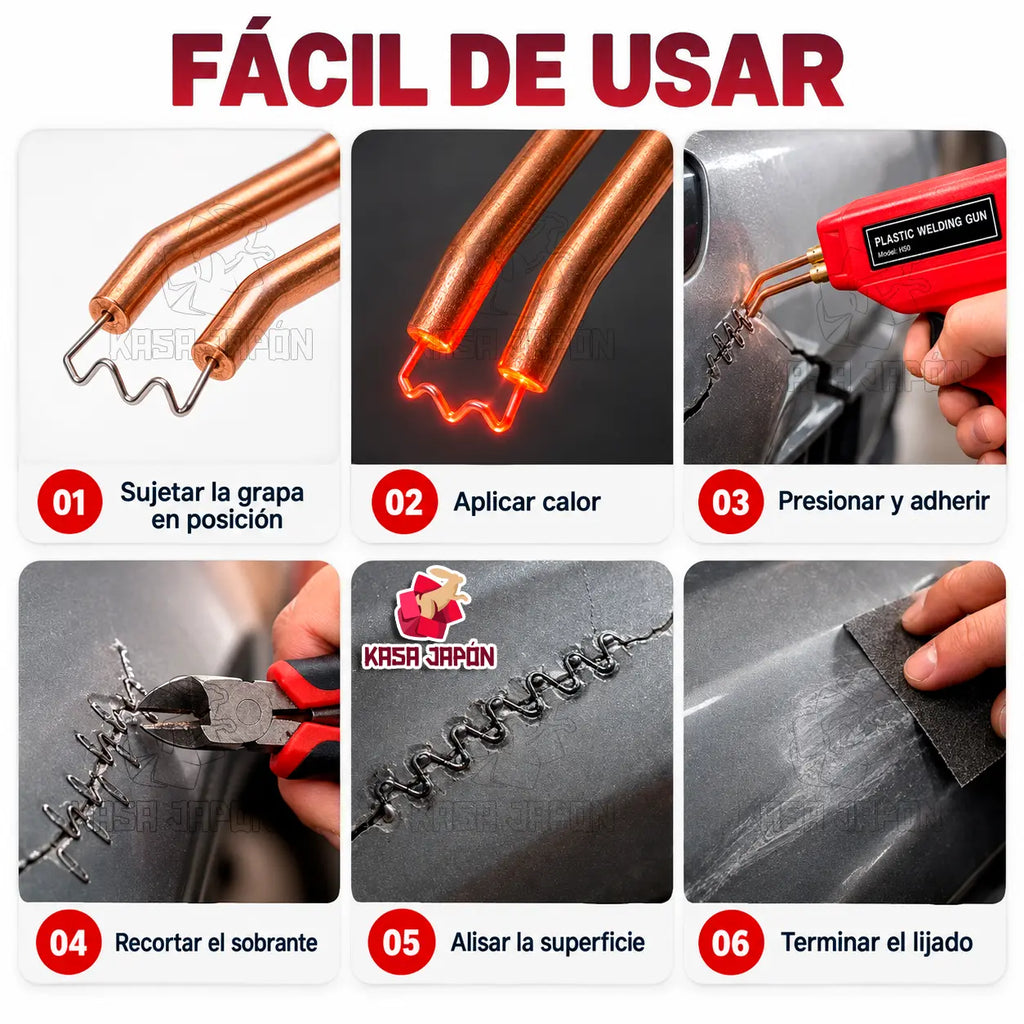 🔥 SOLDADOR DE PLÁSTICO — Fusión Instantánea 🔥 🔧 Repara Cualquier Pieza, Como Nueva Otra Vez 🔧🔥
