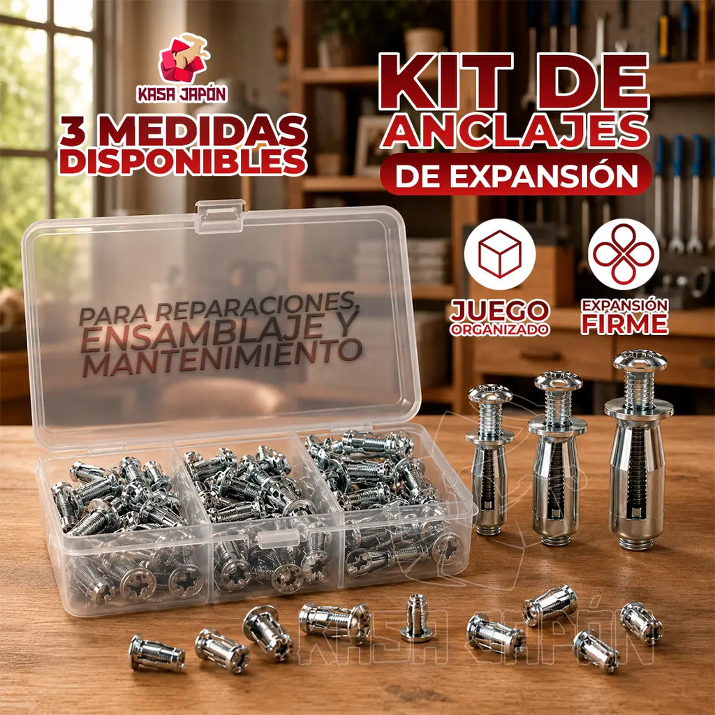 📱⌨️ → 🔩🛠️ KIT DE ANCLAJES DE EXPANSIÓN RESISTENTES A LA CORROSIÓN 🛠️🔩