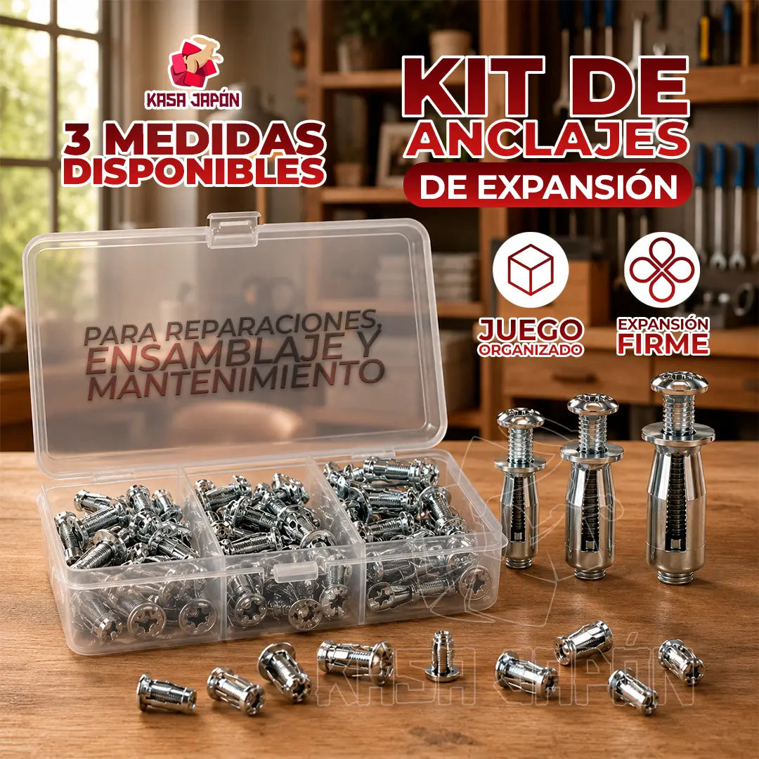 📱⌨️ → 🔩🛠️ KIT DE ANCLAJES DE EXPANSIÓN RESISTENTES A LA CORROSIÓN 🛠️🔩