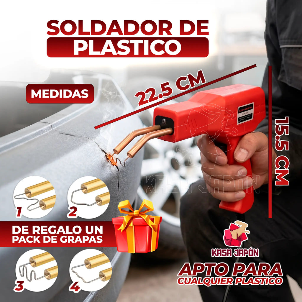 🔥 SOLDADOR DE PLÁSTICO — Fusión Instantánea 🔥 🔧 Repara Cualquier Pieza, Como Nueva Otra Vez 🔧🔥